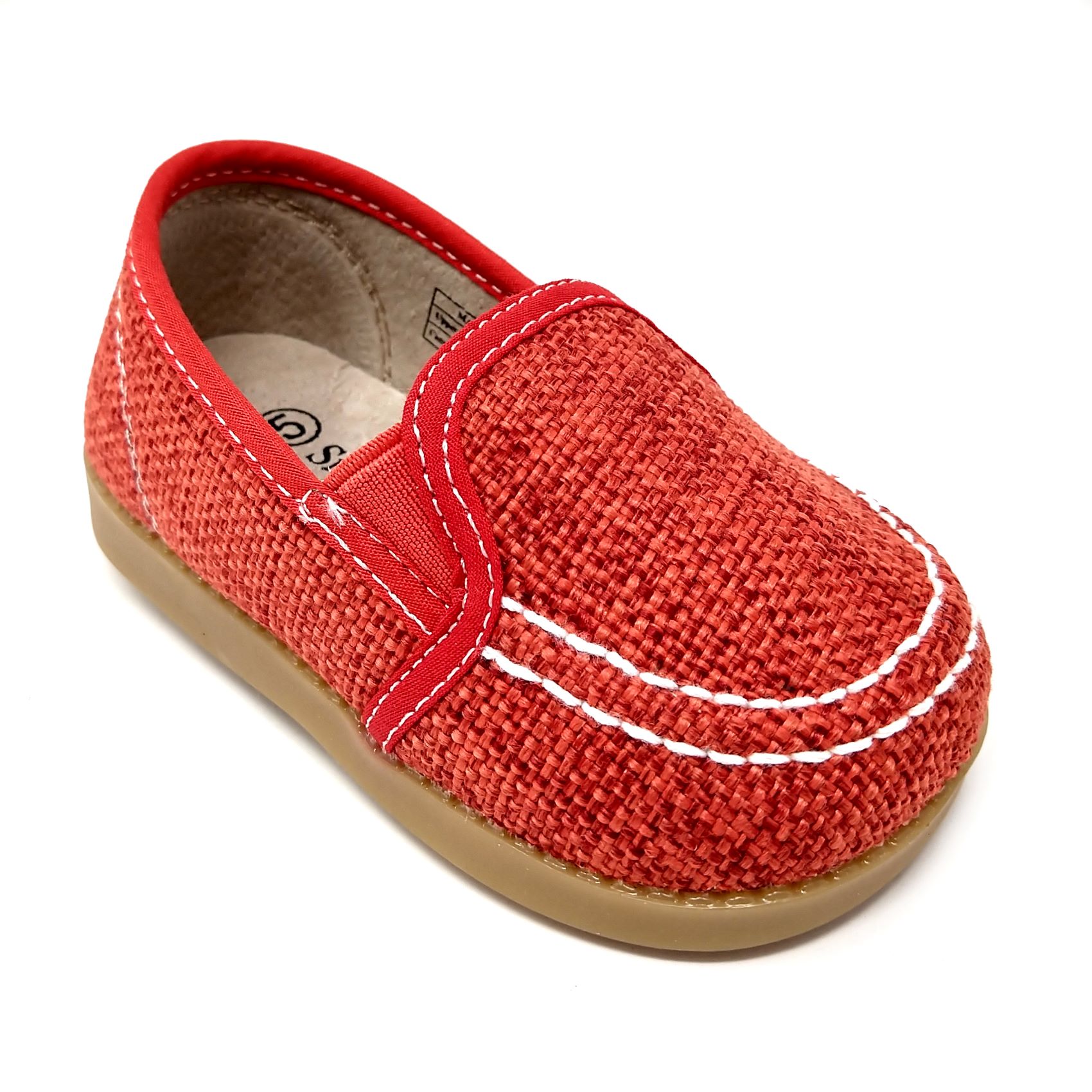 Red Slip-On Canvas Shoe