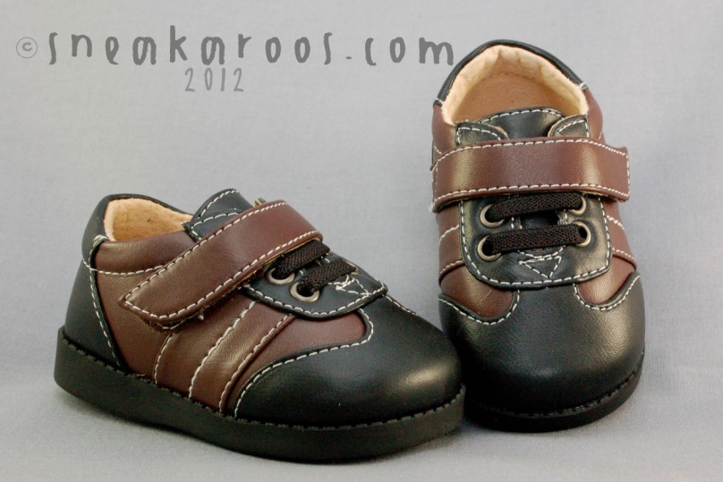 Black/Brown Boy Shoe