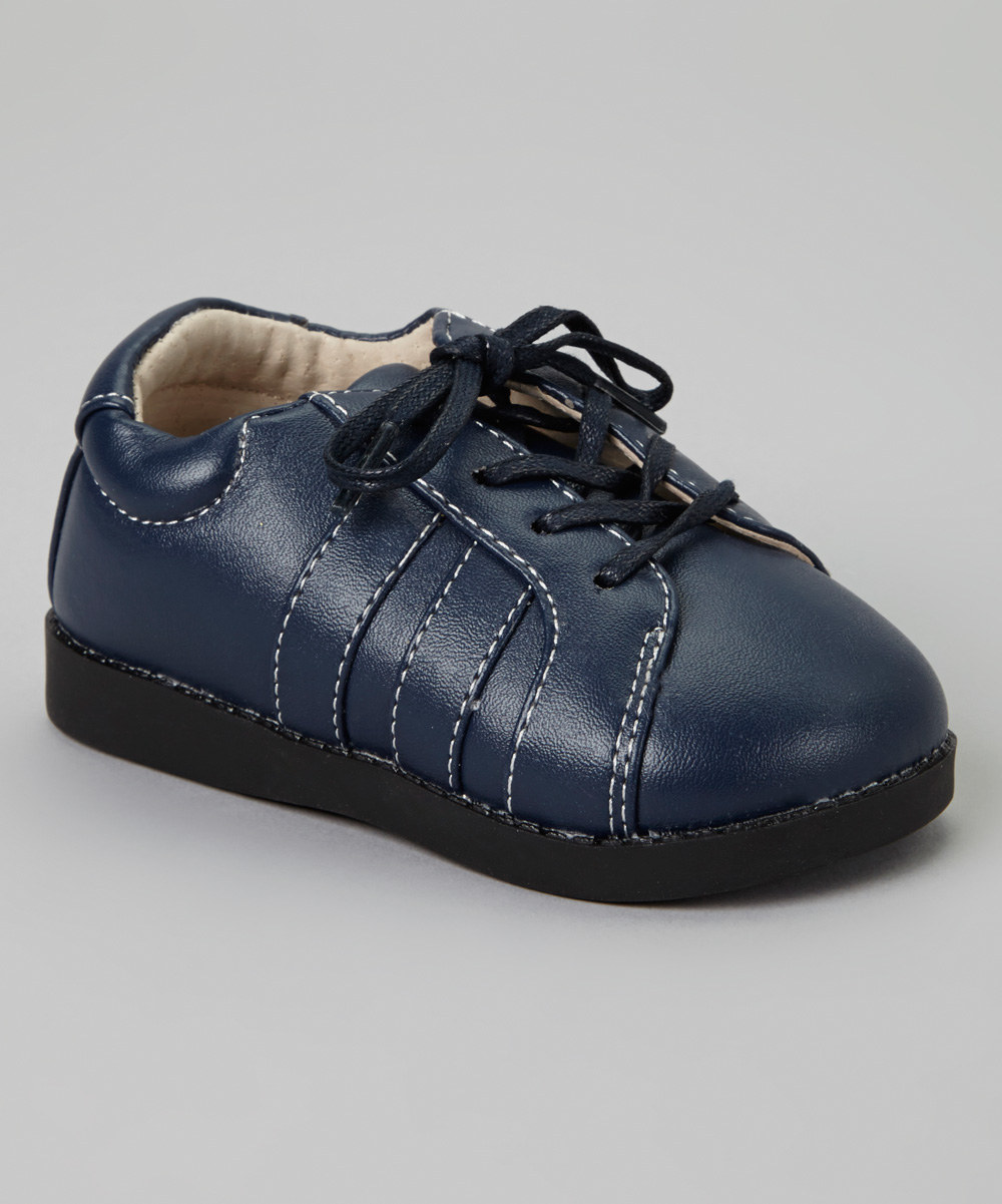Navy Blue Lace Shoe