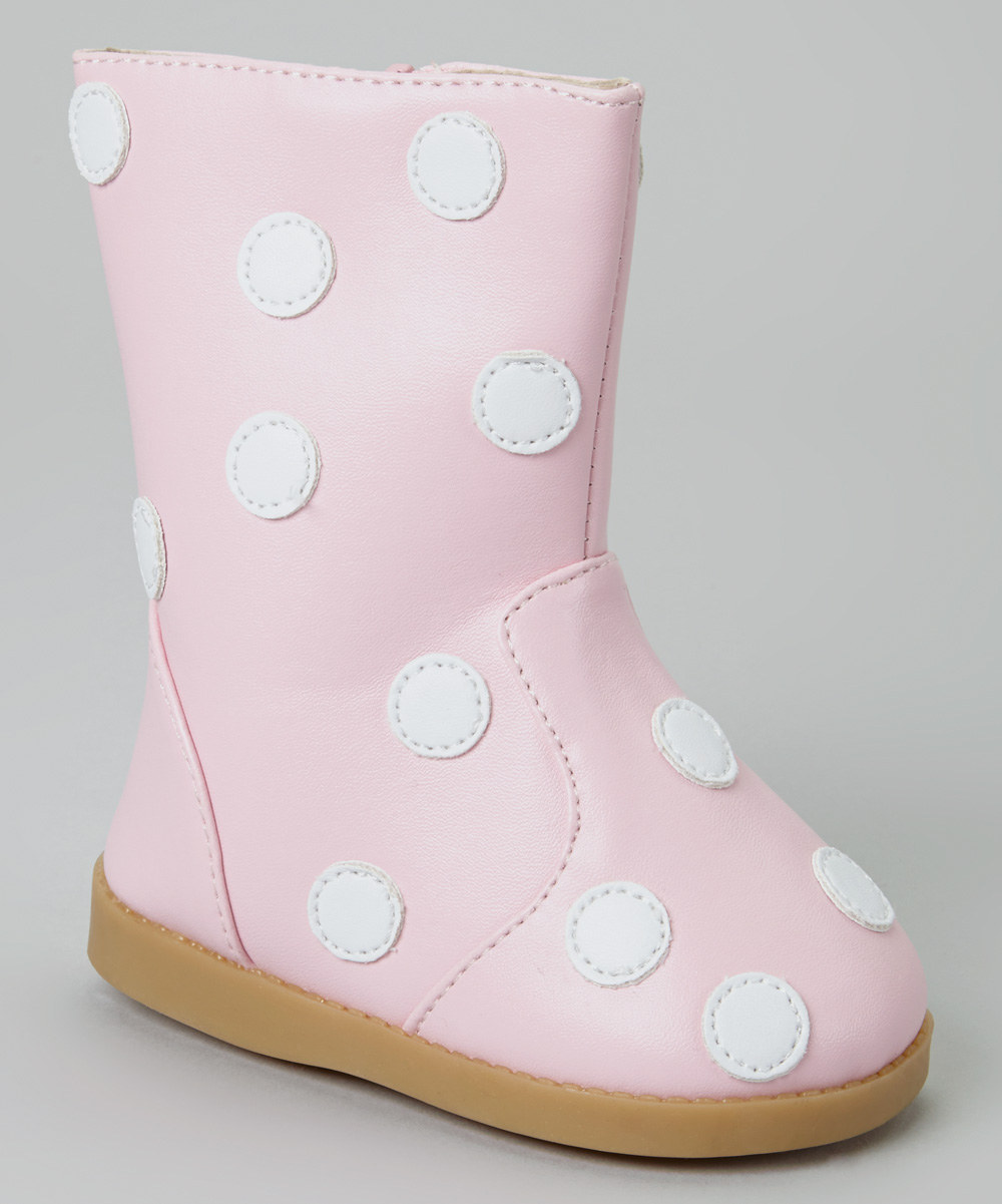 Pink Polka Dot Boot